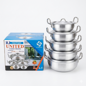 United Wok's Set 5Pcs 1/5