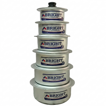 Bright Cookware Set 6Pcs 1/6