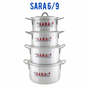 Sara Cooking Set 4Pcs 6/9