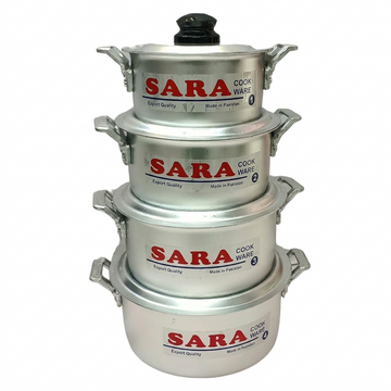 Sara Dull Cooking Set 4Pcs 1/4