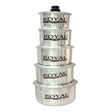 Royal W/O Handle Cookware Set 5Pcs