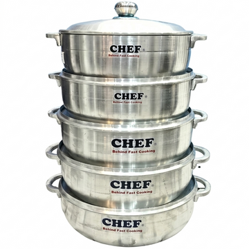Chef Caldero Cookware Set 5Pcs 6/10