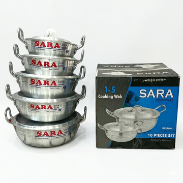 Sara Heavy Wok's Set 5Pcs 1/5
