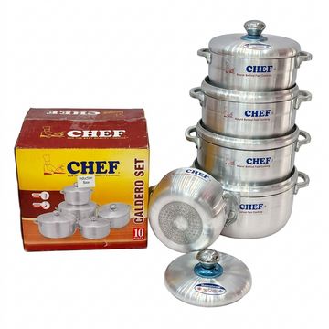Chef Caldero Induction Cooking Set 5Pcs 1/5