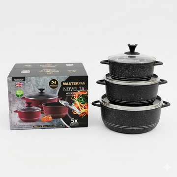 Novelta Cooking Set 6Pcs Blk